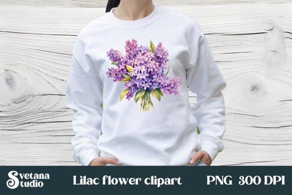 Download Flower Lilac Clipart PNG Design - Premium Resources