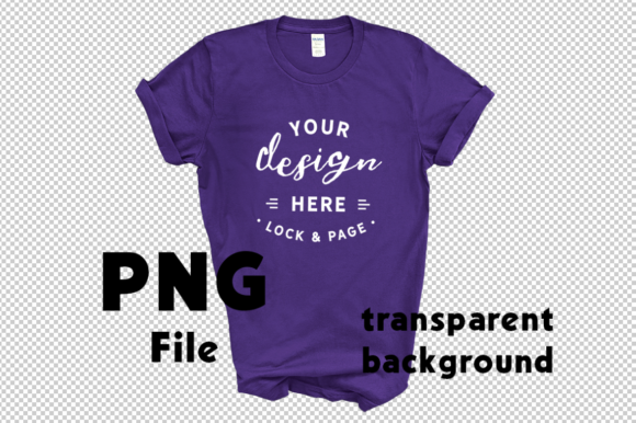 Download PNG Lilac Gildan 5000 Unisex Styled Tee - Premium Bundle