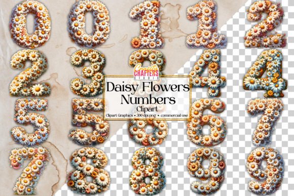Download Daisy Flowers Numbers Spring Bundle - Spring bundle Collection