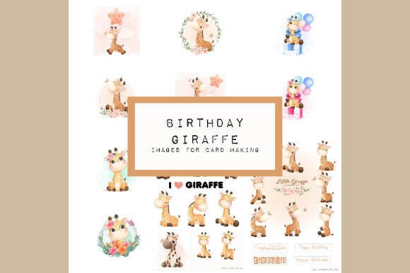 Download Birthday Giraffe Images - Giraffe images Collection