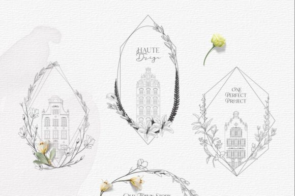 Download Flowered Frames. Old Town Story. Vintage - Premium Resources