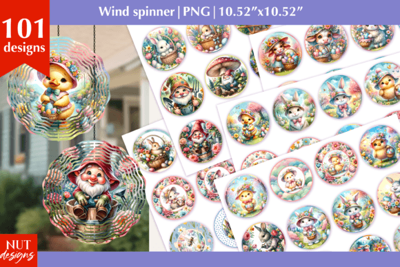 Download Spring Bundle Wind Spinner, Easter - Spring bundle Collection